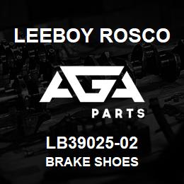 LB39025-02 Leeboy Rosco BRAKE SHOES | AGA Parts