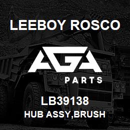 LB39138 Leeboy Rosco HUB ASSY,BRUSH | AGA Parts