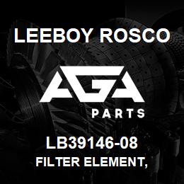 LB39146-08 Leeboy Rosco FILTER ELEMENT, | AGA Parts