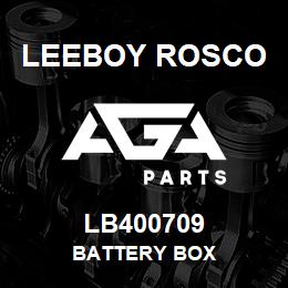 LB400709 Leeboy Rosco BATTERY BOX | AGA Parts