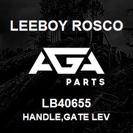 LB40655 Leeboy Rosco HANDLE,GATE LEV | AGA Parts