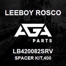 LB420082SRV Leeboy Rosco SPACER KIT,400 | AGA Parts