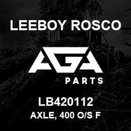 LB420112 Leeboy Rosco AXLE, 400 O/S F | AGA Parts