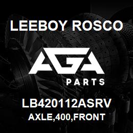 LB420112ASRV Leeboy Rosco AXLE,400,FRONT | AGA Parts