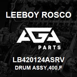 LB420124ASRV Leeboy Rosco DRUM ASSY,400,F | AGA Parts