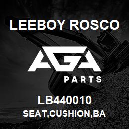 LB440010 Leeboy Rosco SEAT,CUSHION,BA | AGA Parts