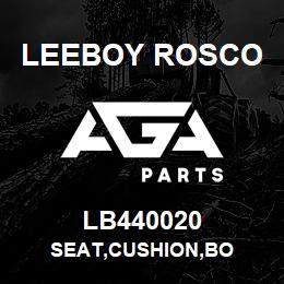 LB440020 Leeboy Rosco SEAT,CUSHION,BO | AGA Parts