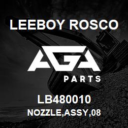 LB480010 Leeboy Rosco NOZZLE,ASSY,08 | AGA Parts