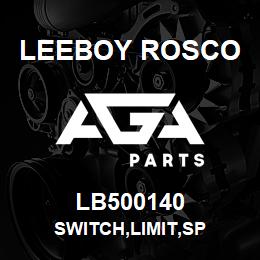 LB500140 Leeboy Rosco SWITCH,LIMIT,SP | AGA Parts