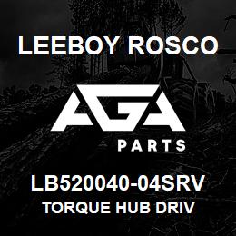 LB520040-04SRV Leeboy Rosco TORQUE HUB DRIV | AGA Parts