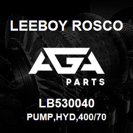 LB530040 Leeboy Rosco PUMP,HYD,400/70 | AGA Parts