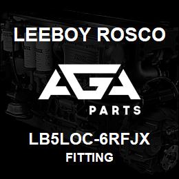 LB5LOC-6RFJX Leeboy Rosco FITTING | AGA Parts