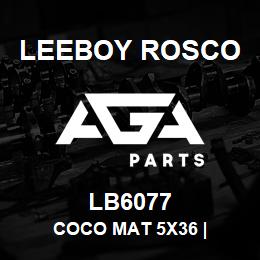 LB6077 Leeboy Rosco COCO MAT 5X36 | | AGA Parts