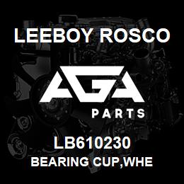 LB610230 Leeboy Rosco BEARING CUP,WHE | AGA Parts