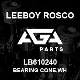 LB610240 Leeboy Rosco BEARING CONE,WH | AGA Parts