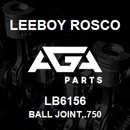 LB6156 Leeboy Rosco BALL JOINT,.750 | AGA Parts