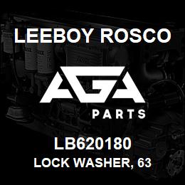 LB620180 Leeboy Rosco LOCK WASHER, 63 | AGA Parts