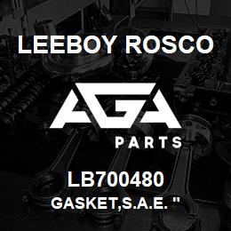 LB700480 Leeboy Rosco GASKET,S.A.E. " | AGA Parts