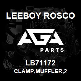 LB71172 Leeboy Rosco CLAMP,MUFFLER,2 | AGA Parts