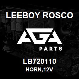 LB720110 Leeboy Rosco HORN,12V | AGA Parts