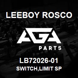 LB72026-01 Leeboy Rosco SWITCH,LIMIT SP | AGA Parts