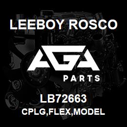 LB72663 Leeboy Rosco CPLG,FLEX,MODEL | AGA Parts