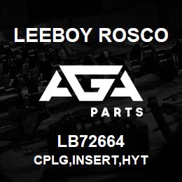 LB72664 Leeboy Rosco CPLG,INSERT,HYT | AGA Parts