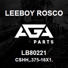 LB80221 Leeboy Rosco CSHH,.375-16X1. | AGA Parts