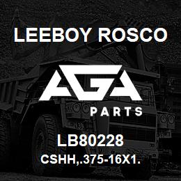 LB80228 Leeboy Rosco CSHH,.375-16X1. | AGA Parts