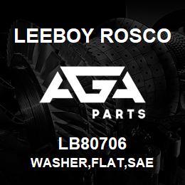 LB80706 Leeboy Rosco WASHER,FLAT,SAE | AGA Parts