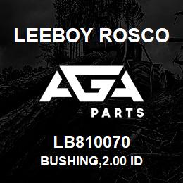 LB810070 Leeboy Rosco BUSHING,2.00 ID | AGA Parts