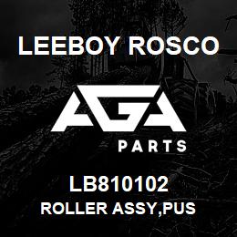 LB810102 Leeboy Rosco ROLLER ASSY,PUS | AGA Parts