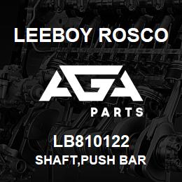 LB810122 Leeboy Rosco SHAFT,PUSH BAR | AGA Parts