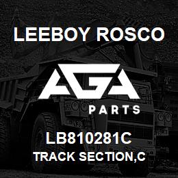 LB810281C Leeboy Rosco TRACK SECTION,C | AGA Parts