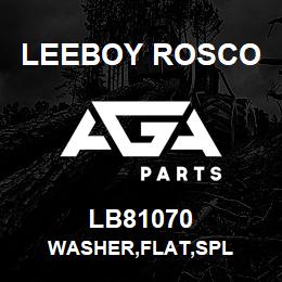 LB81070 Leeboy Rosco WASHER,FLAT,SPL | AGA Parts