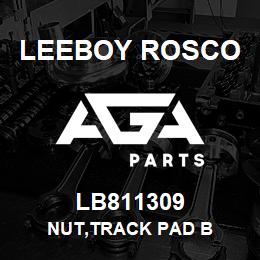 LB811309 Leeboy Rosco NUT,TRACK PAD B | AGA Parts