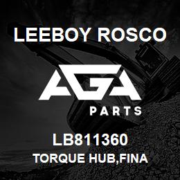 LB811360 Leeboy Rosco TORQUE HUB,FINA | AGA Parts