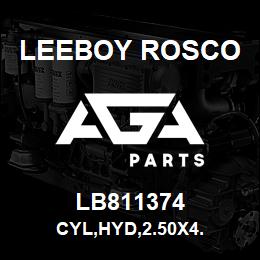 LB811374 Leeboy Rosco CYL,HYD,2.50X4. | AGA Parts