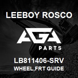 LB811406-SRV Leeboy Rosco WHEEL,FRT GUIDE | AGA Parts