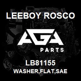 LB81155 Leeboy Rosco WASHER,FLAT,SAE | AGA Parts