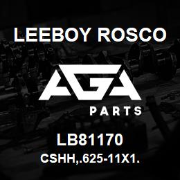 LB81170 Leeboy Rosco CSHH,.625-11X1. | AGA Parts