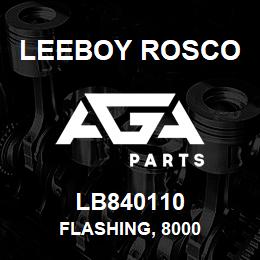 LB840110 Leeboy Rosco FLASHING, 8000 | AGA Parts