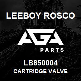 LB850004 Leeboy Rosco CARTRIDGE VALVE | AGA Parts