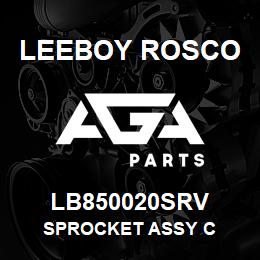 LB850020SRV Leeboy Rosco SPROCKET ASSY C | AGA Parts