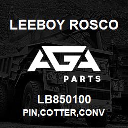 LB850100 Leeboy Rosco PIN,COTTER,CONV | AGA Parts