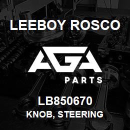 LB850670 Leeboy Rosco KNOB, STEERING | AGA Parts