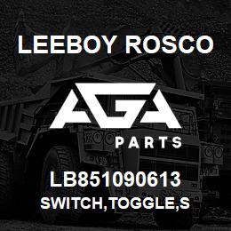 LB851090613 Leeboy Rosco SWITCH,TOGGLE,S | AGA Parts