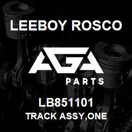 LB851101 Leeboy Rosco TRACK ASSY,ONE | AGA Parts