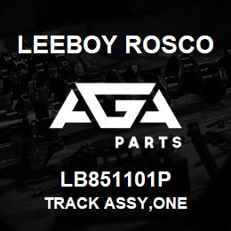 LB851101P Leeboy Rosco TRACK ASSY,ONE | AGA Parts