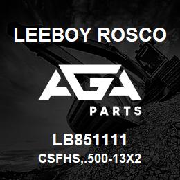 LB851111 Leeboy Rosco CSFHS,.500-13X2 | AGA Parts